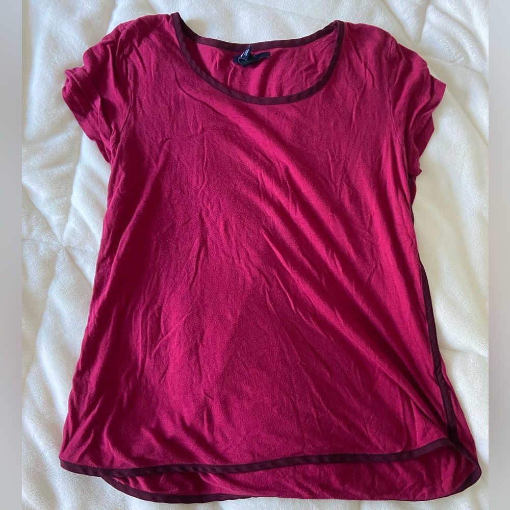 Gap Red Long Crewneck T-Shirt Size XS - $22 —> $12